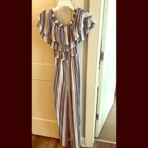 Forever 21 Off the Shoulder Jumpsuit